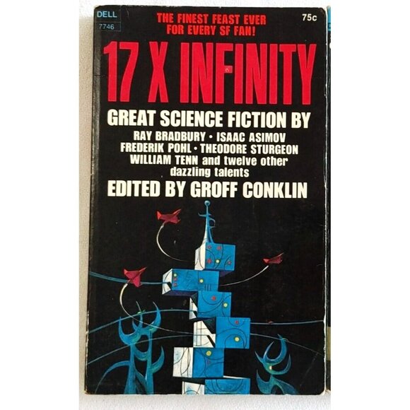 17 X Infinity Vintage Paperback Novel New Dell Edition 1969 - Picture 1 of 2
